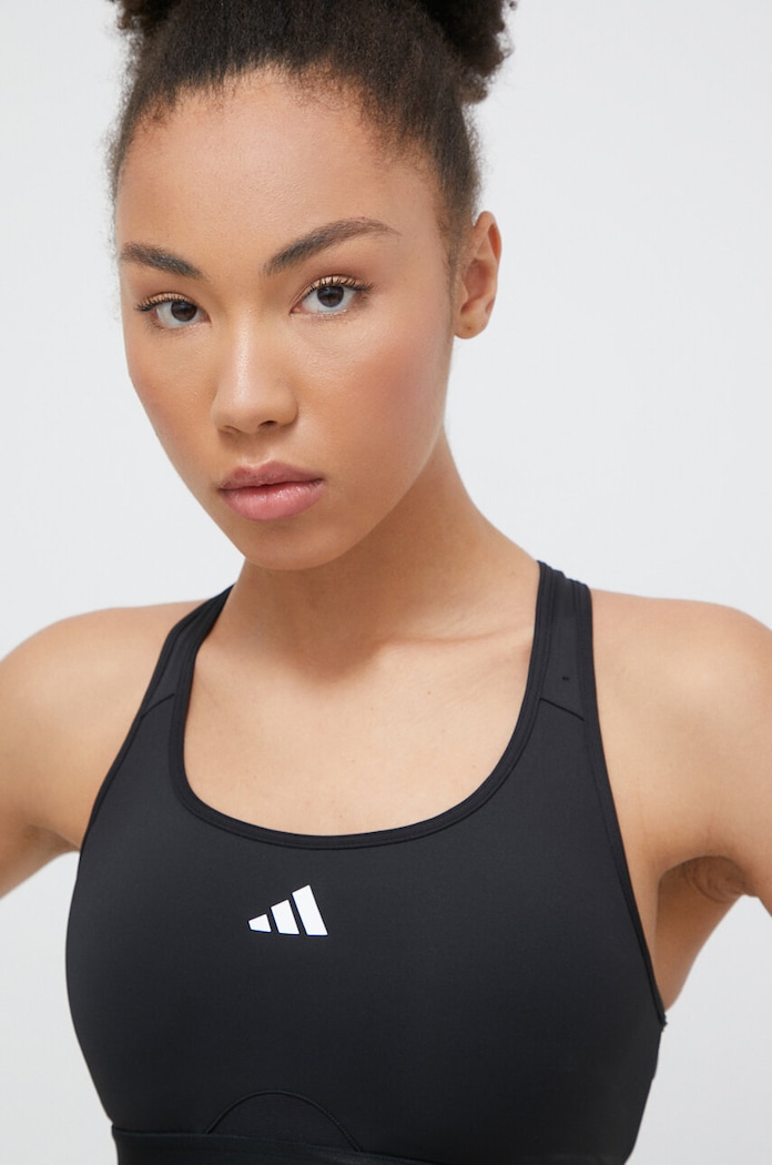 Sportovní podprsenka adidas Performance Powerimpact adidas Performance černá IQ3377