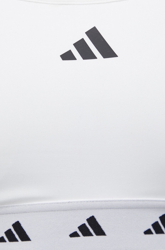 Αθλητικό σουτιέν adidas Performance Powerreact Powerreact IT6649 λευκό