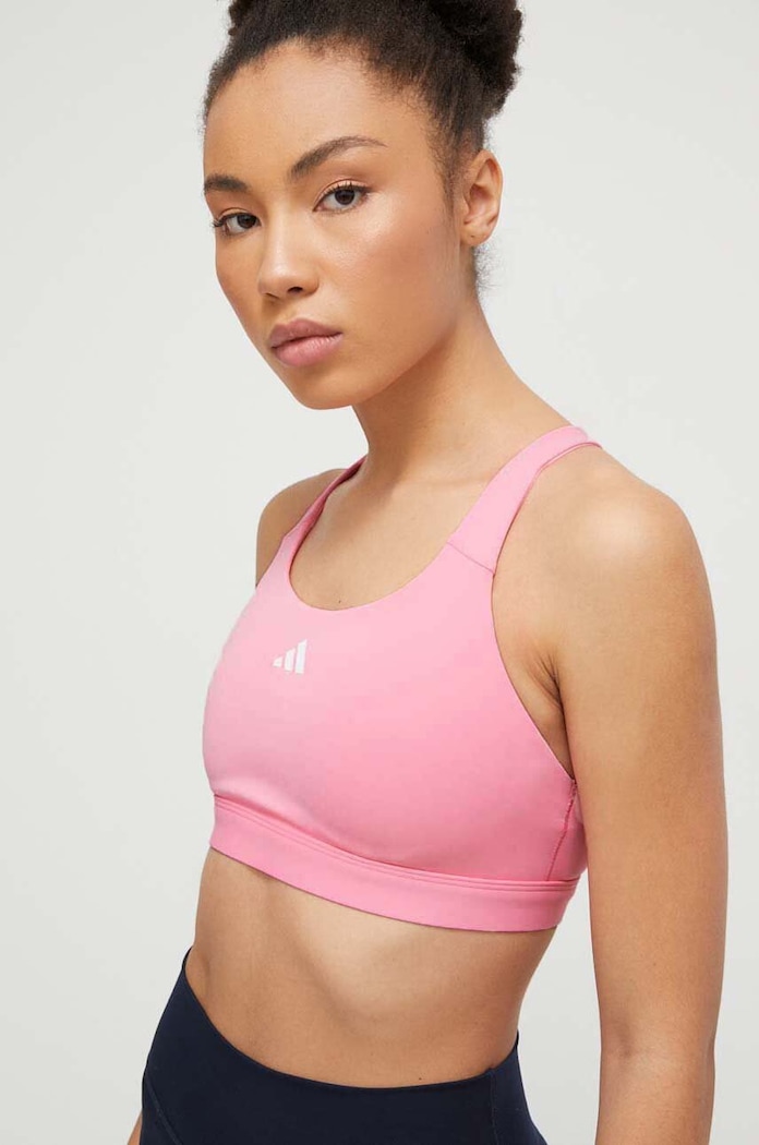 Športová podprsenka adidas Performance IT6684 ružová