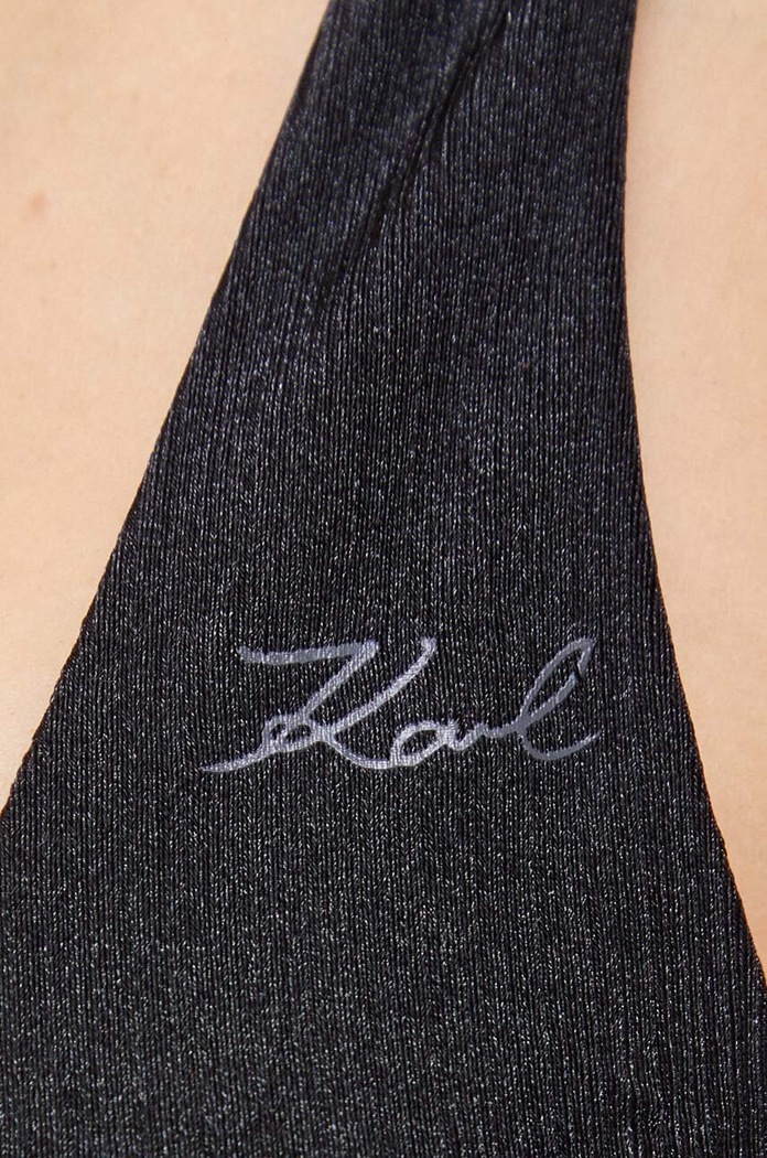 Karl Lagerfeld biustonosz kąpielowy 240W2209 czarny