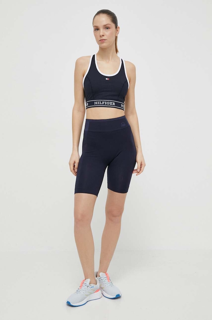 Športová podprsenka Tommy Hilfiger WW0WW41517 tmavomodrá SS24