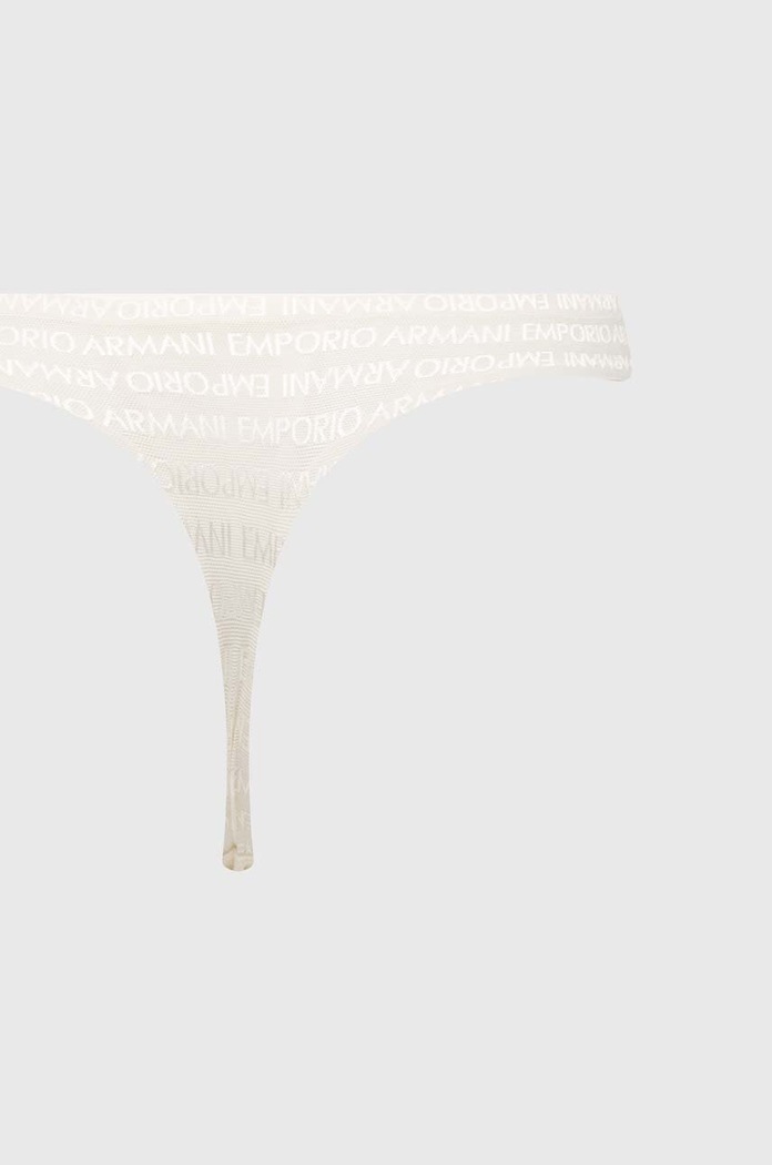 Oblečení Tanga Emporio Armani Underwear 2-pack 163333.3F204 béžová
