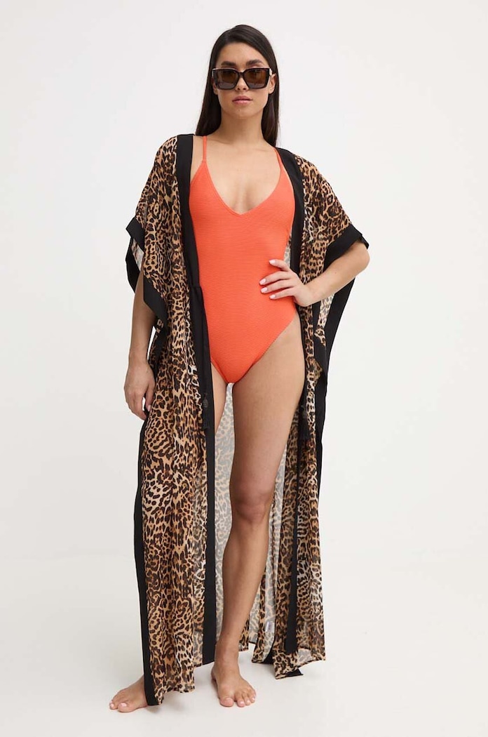 Billabong costum de baie dintr-o bucată Tanlines moale portocaliu EBJX100106