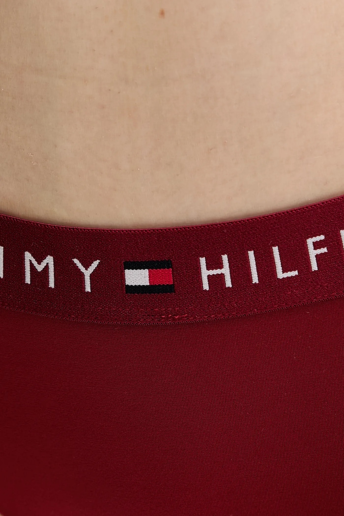 Μαγιό σλιπ μπικίνι Tommy Hilfiger μπορντό UW0UW04120