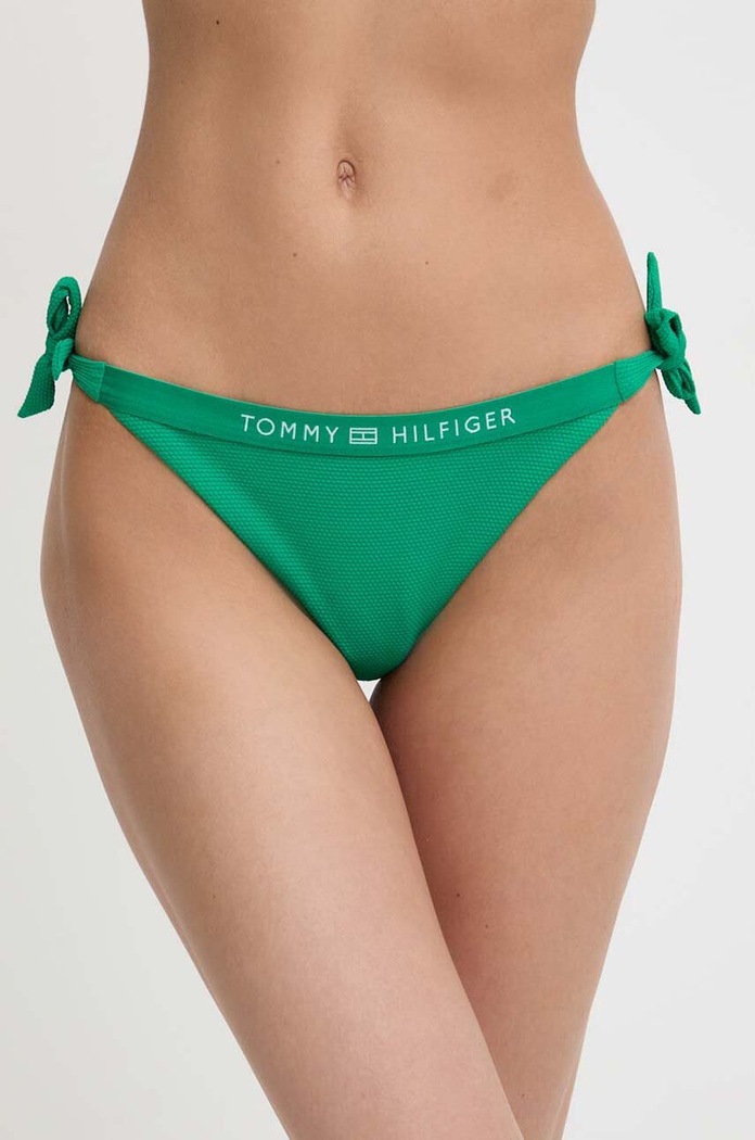 Μαγιό σλιπ μπικίνι Tommy Hilfiger κάτω μέρος πράσινο UW0UW05260