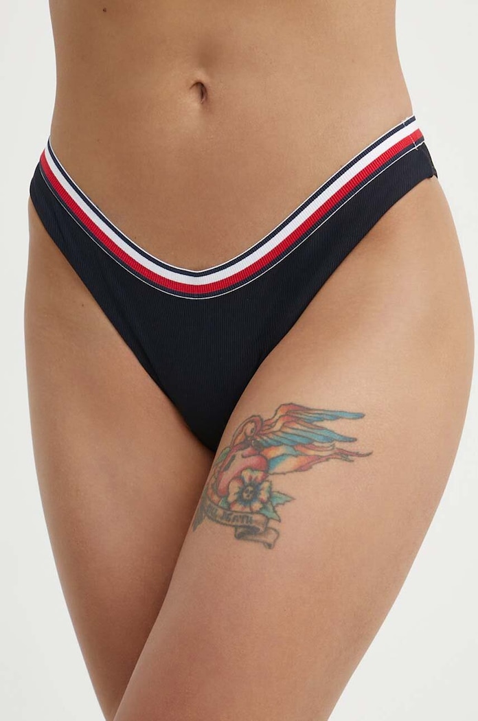 Brazílske plavkové nohavičky Tommy Hilfiger spodný tmavomodrá UW0UW05293