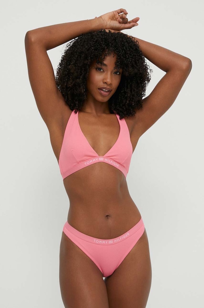 Plavkové kalhotky Tommy Hilfiger UW0UW05315 růžová SS24