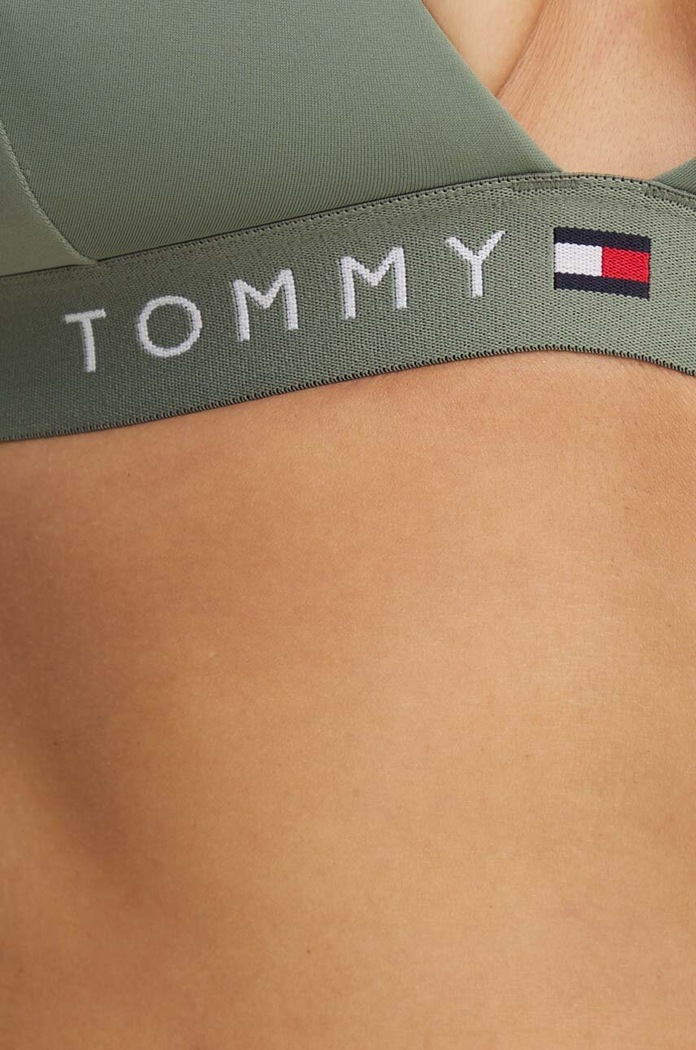 Tommy Hilfiger biustonosz kąpielowy zielony UW0UW04109