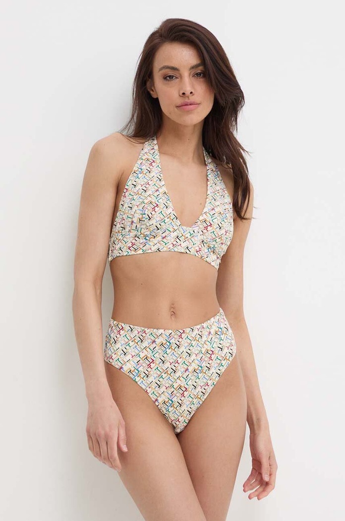 Tommy Hilfiger Biustonosz kąpielowy UW0UW05270 beżowy SS24