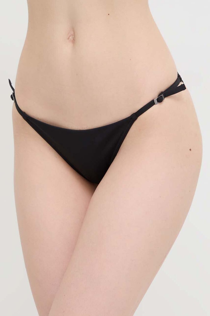 Calvin Klein figi kąpielowe dół czarny KW0KW02346
