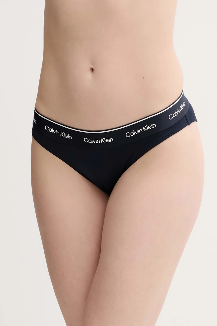 Plavkové kalhotky Calvin Klein vrchní námořnická modř KW0KW02428