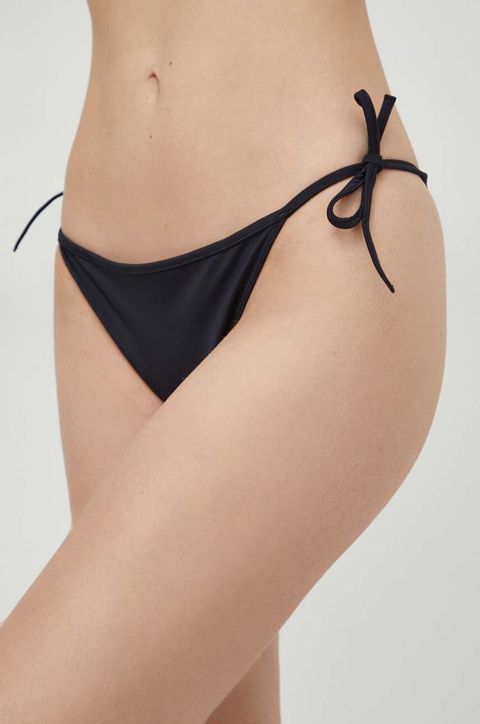 Plavkové nohavičky Calvin Klein nášivka čierna KW0KW02431