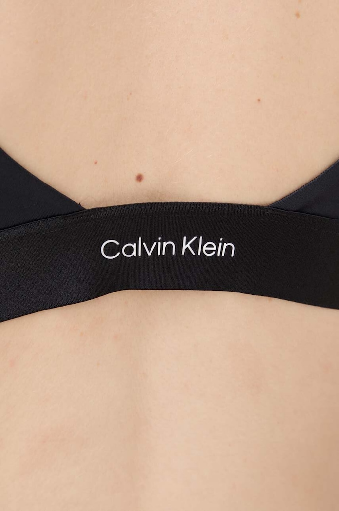 Calvin Klein sutien de baie negru KW0KW02359