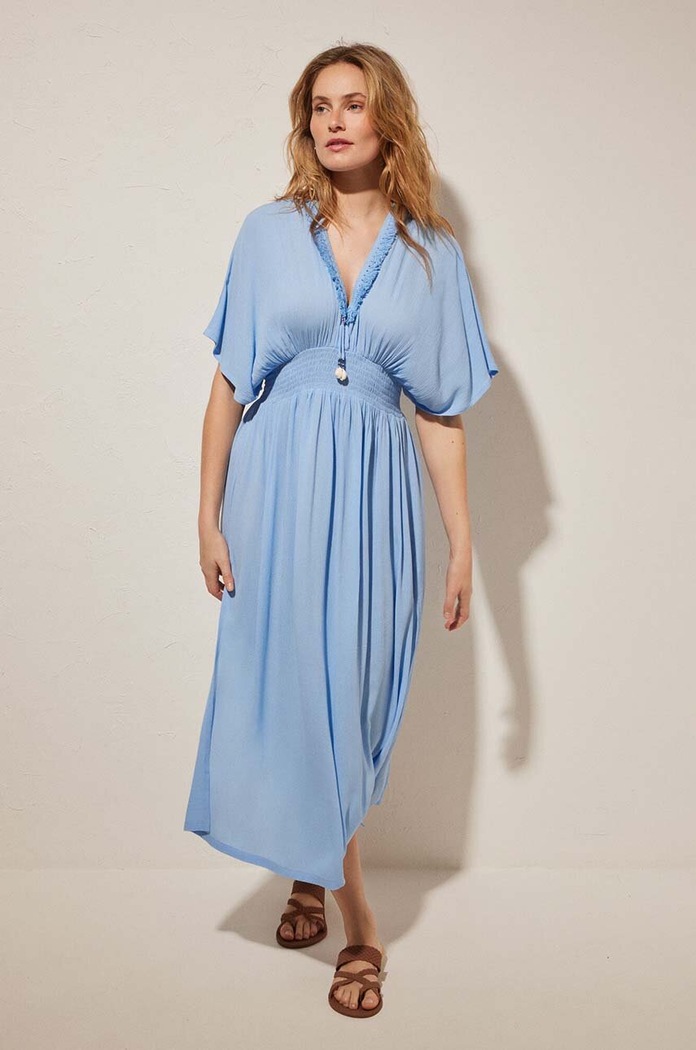 Plážové šaty women'secret PARADISE modrá 5547405