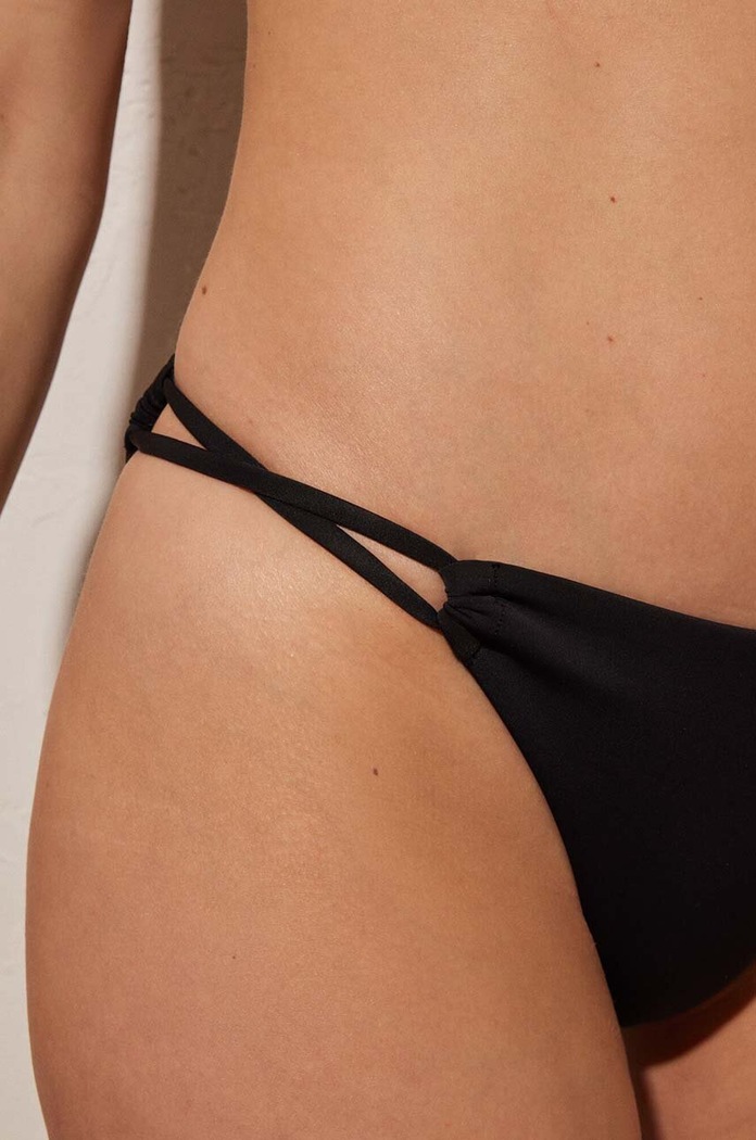 Oblečení Plavkové kalhotky women'secret HIBISCUS 6467003 černá