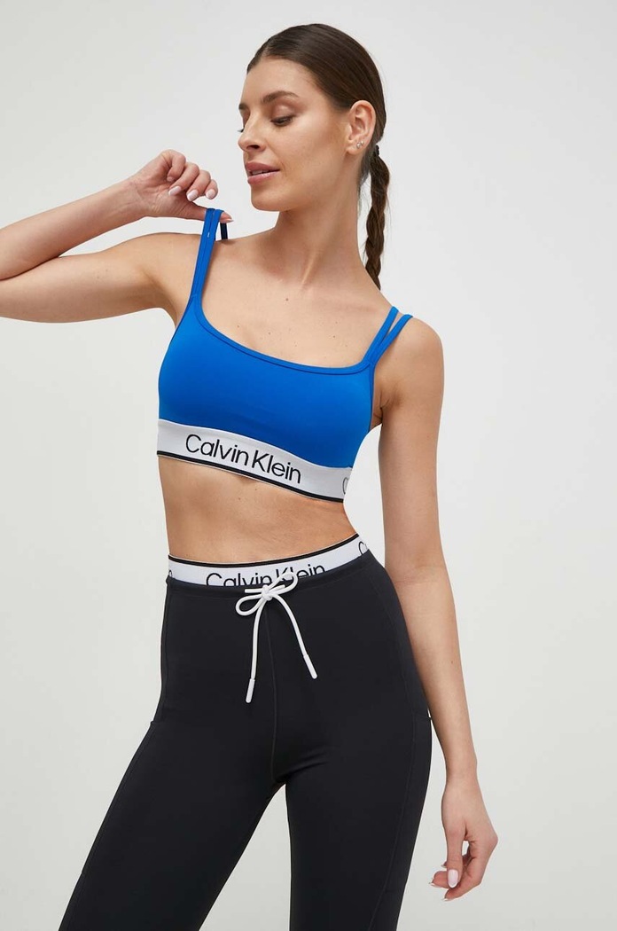 Sportovní podprsenka Calvin Klein Performance modrá 00GWS4K169