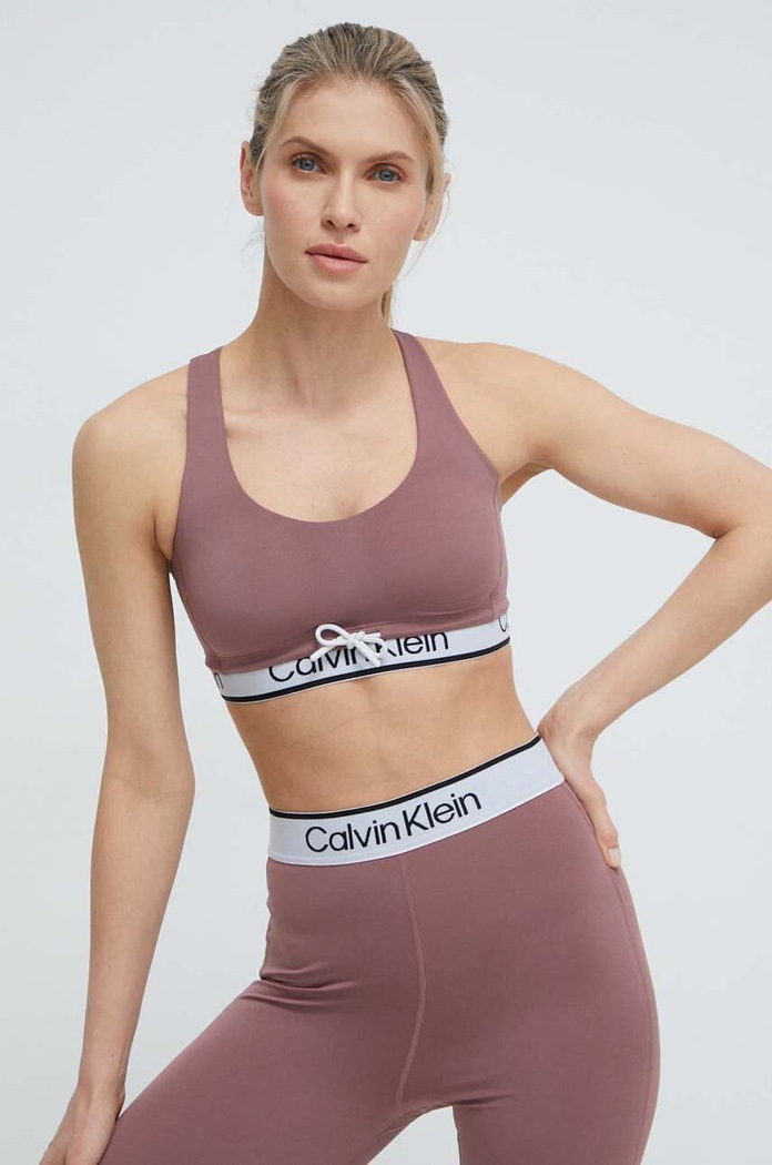 Calvin Klein Performance biustonosz sportowy miękka różowy 00GWS4K181