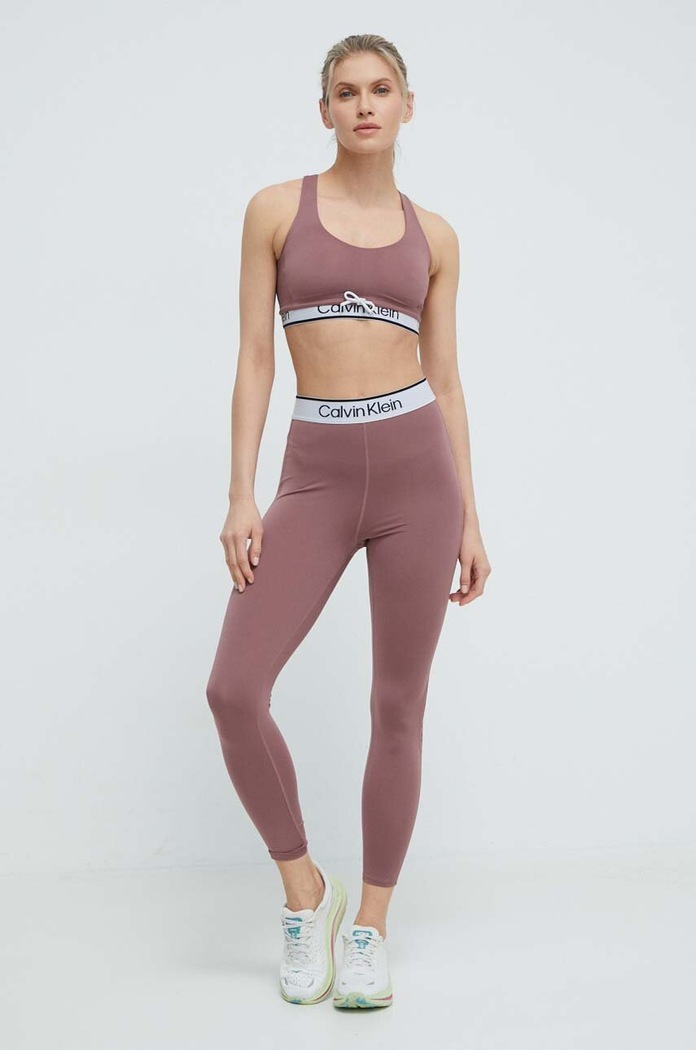 Calvin Klein Performance biustonosz sportowy 00GWS4K181 różowy SS24