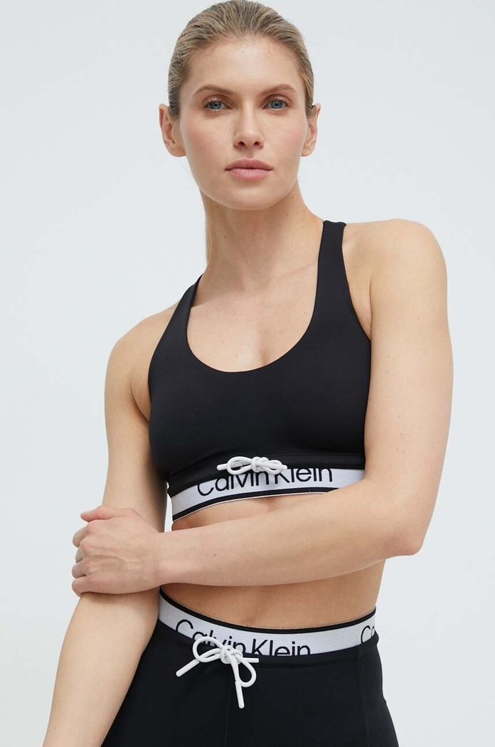 Calvin Klein Performance biustonosz sportowy miękka czarny 00GWS4K181