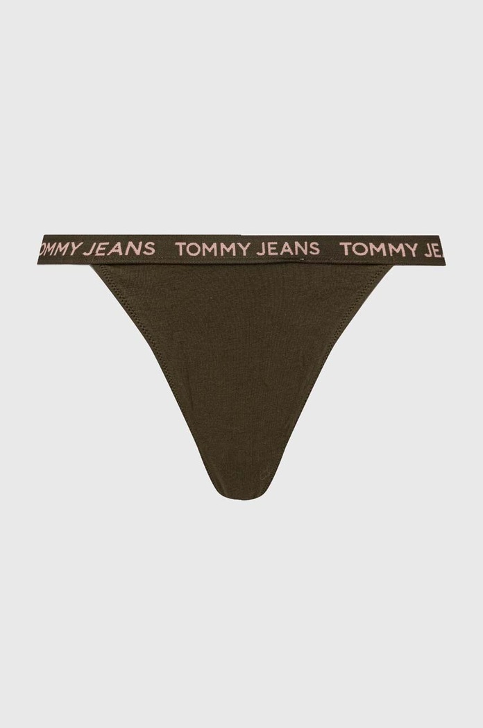 Ruházat Tommy Jeans tanga 3 db UW0UW05012 zöld