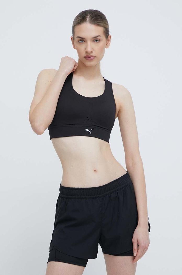Спортивный бюстгальтер Puma PWRbreathe PWRbreathe немного упрочнённая чёрный 525074