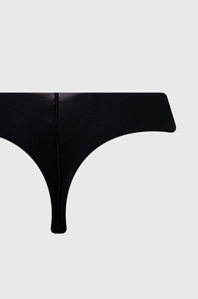 Odzież Calvin Klein Underwear stringi damskie 3-pack 000QD3558E czarny