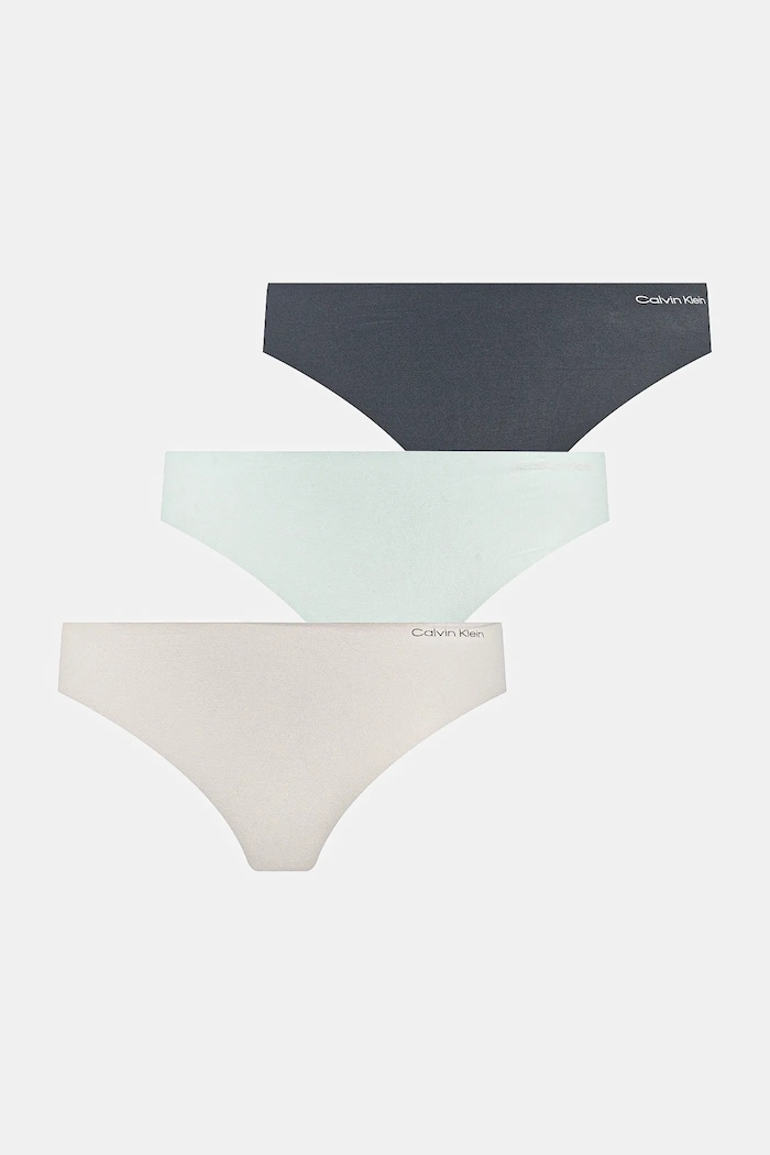 Calvin Klein Underwear figi 3-pack dzianina niebieski 000QD3559E