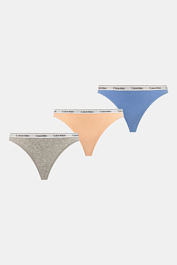 Calvin Klein Underwear figi 3-pack niebieski 000QD5207E