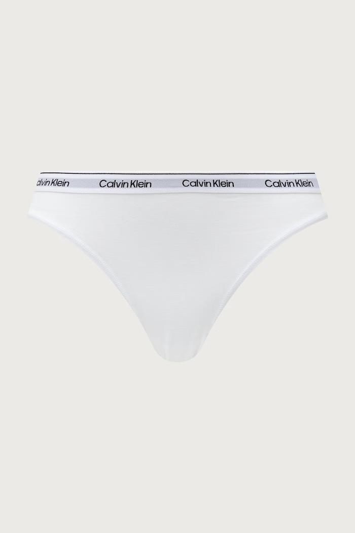 Calvin Klein Underwear klasične hlačke ženske bombažne z elastanom paket 5 kosov 000QD5208E roza