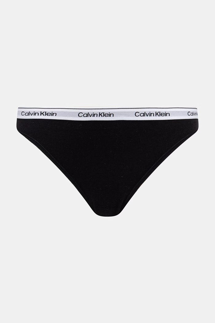 Calvin Klein Underwear kalhotky dámské bavlněné s elastanem 5-pack černá 000QD5208E