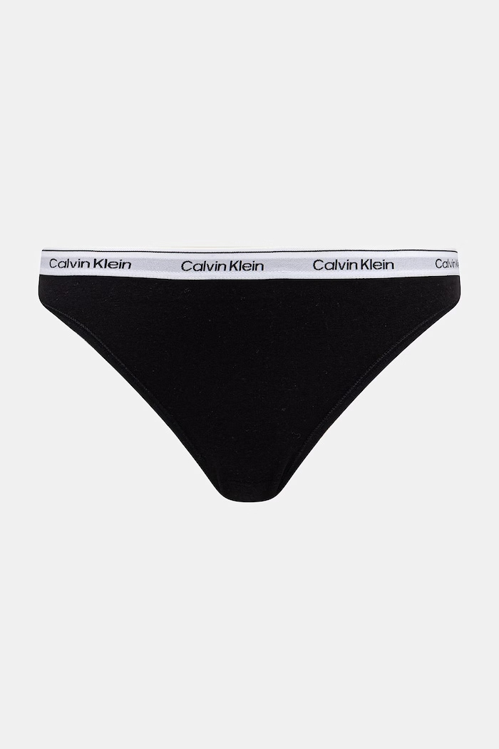 Calvin Klein Underwear kalhotky dámské bavlněné s elastanem 5-pack černá 000QD5208E