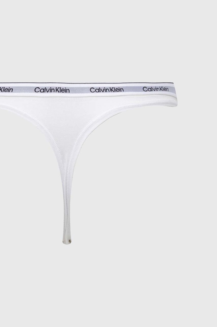 Oblečenie Tangá Calvin Klein Underwear 3-pak 000QD5209E biela