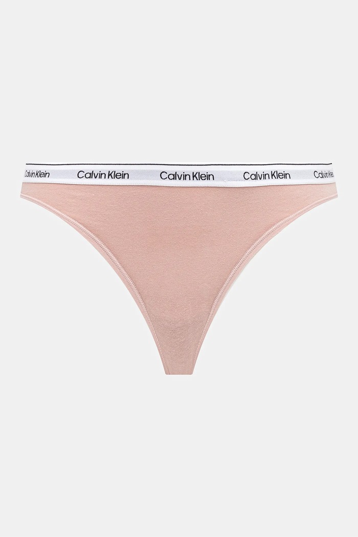 Tanga Calvin Klein Underwear 3-pack růžová 000QD5209E