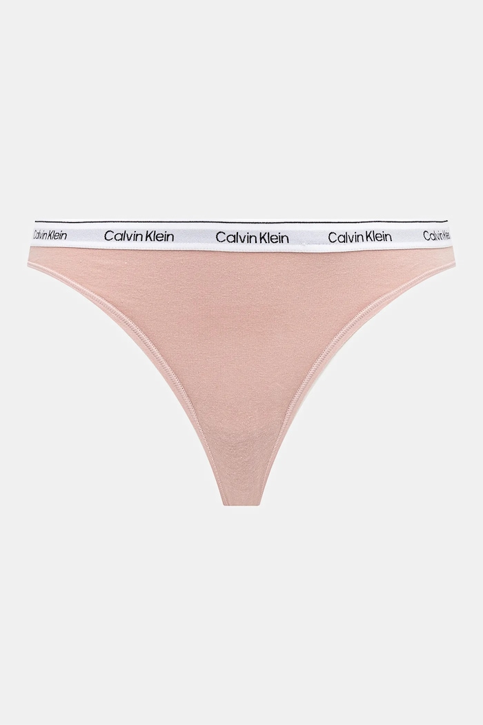 Tanga Calvin Klein Underwear 3-pack růžová 000QD5209E
