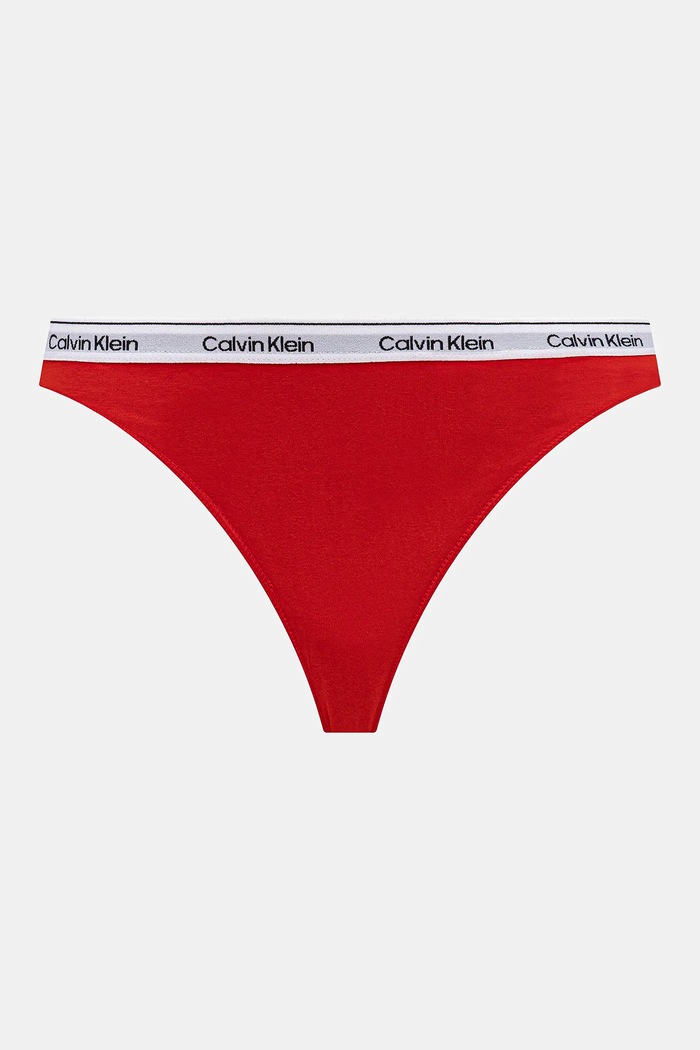 Oblečení Tanga Calvin Klein Underwear 3-pack 000QD5209E červená