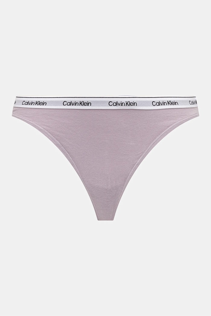 Oblečenie Tangá Calvin Klein Underwear 3-pak 000QD5209E fialová