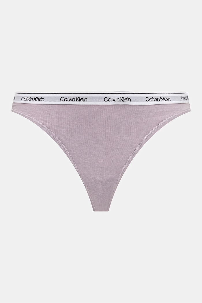 Oblečenie Tangá Calvin Klein Underwear 3-pak 000QD5209E fialová