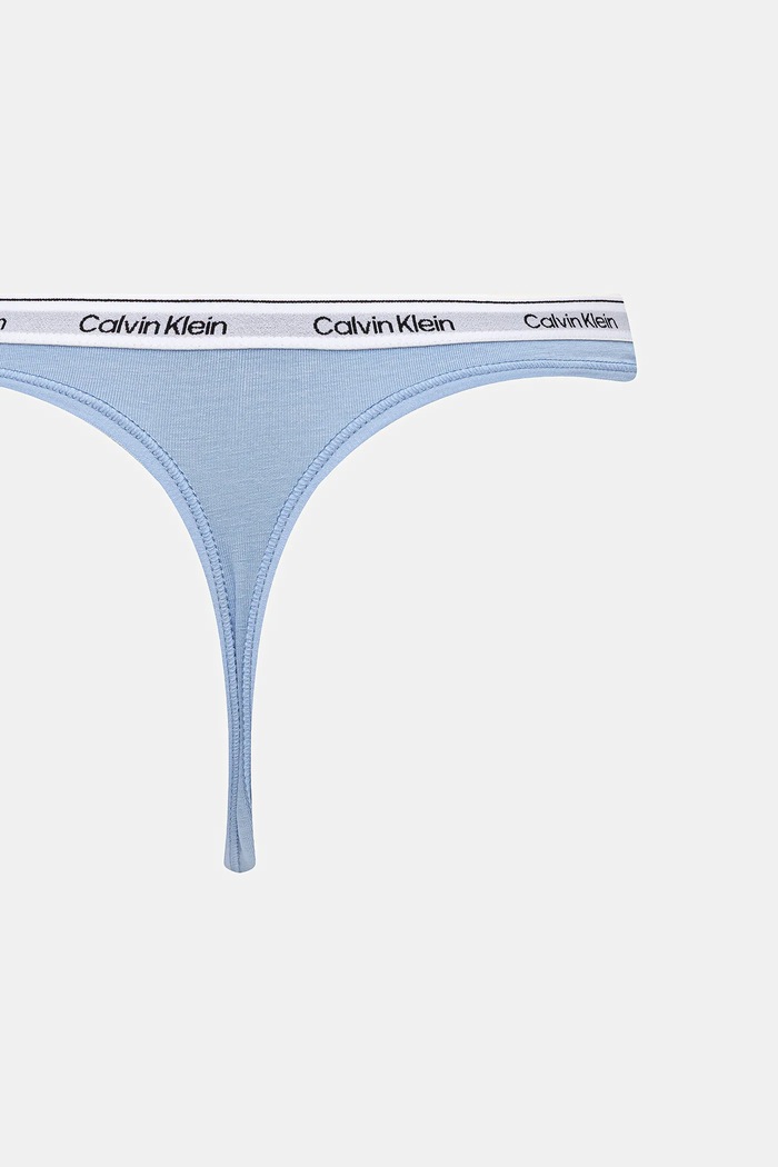 Calvin Klein Underwear stringi 3-pack 000QD5209E niebieski