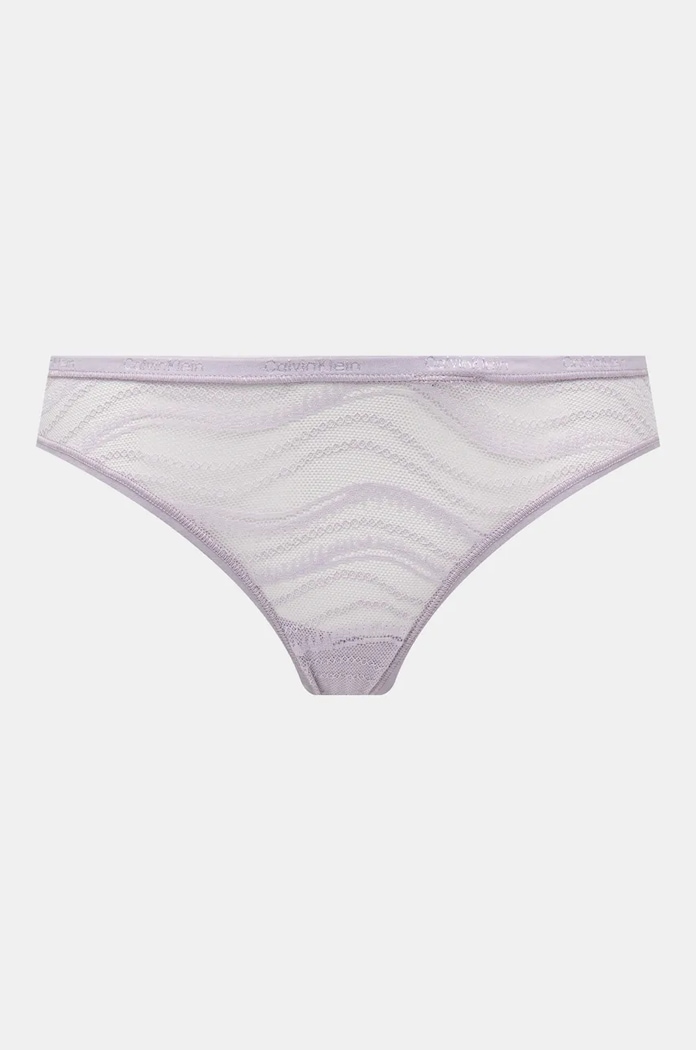 Tanga Calvin Klein Underwear 3-pack 000QD5216E fialová AW24