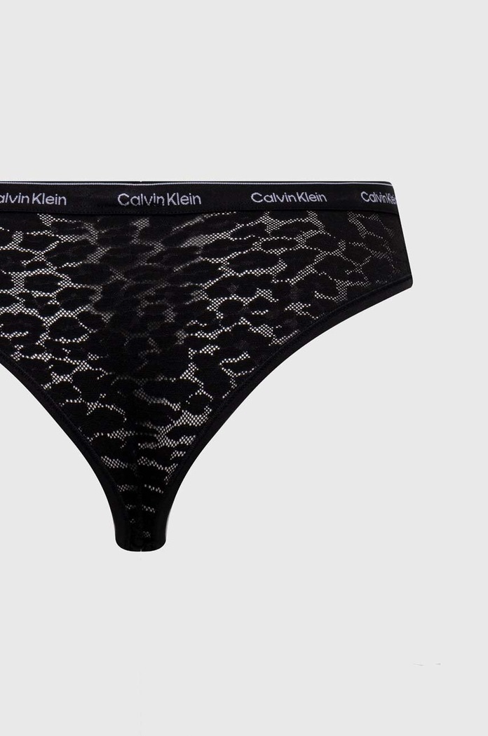 Oblečenie Brazílske nohavičky Calvin Klein Underwear 3-pak 000QD5225E čierna