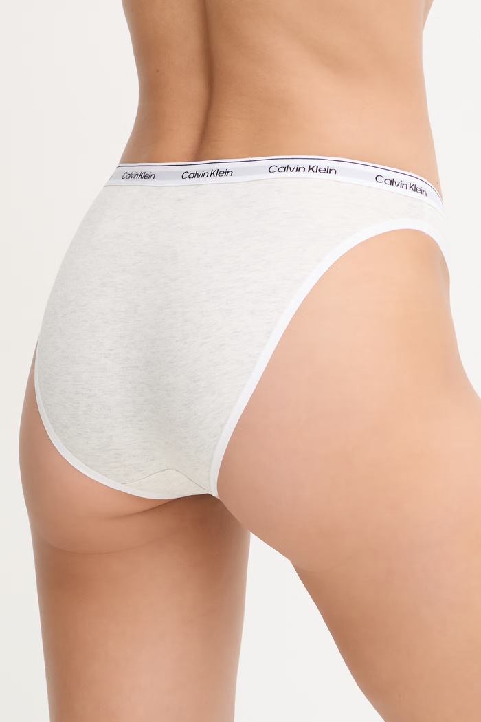 Calvin Klein Underwear nohavičky dámske bavlnené s elastanom 000QD5044E biela AA00