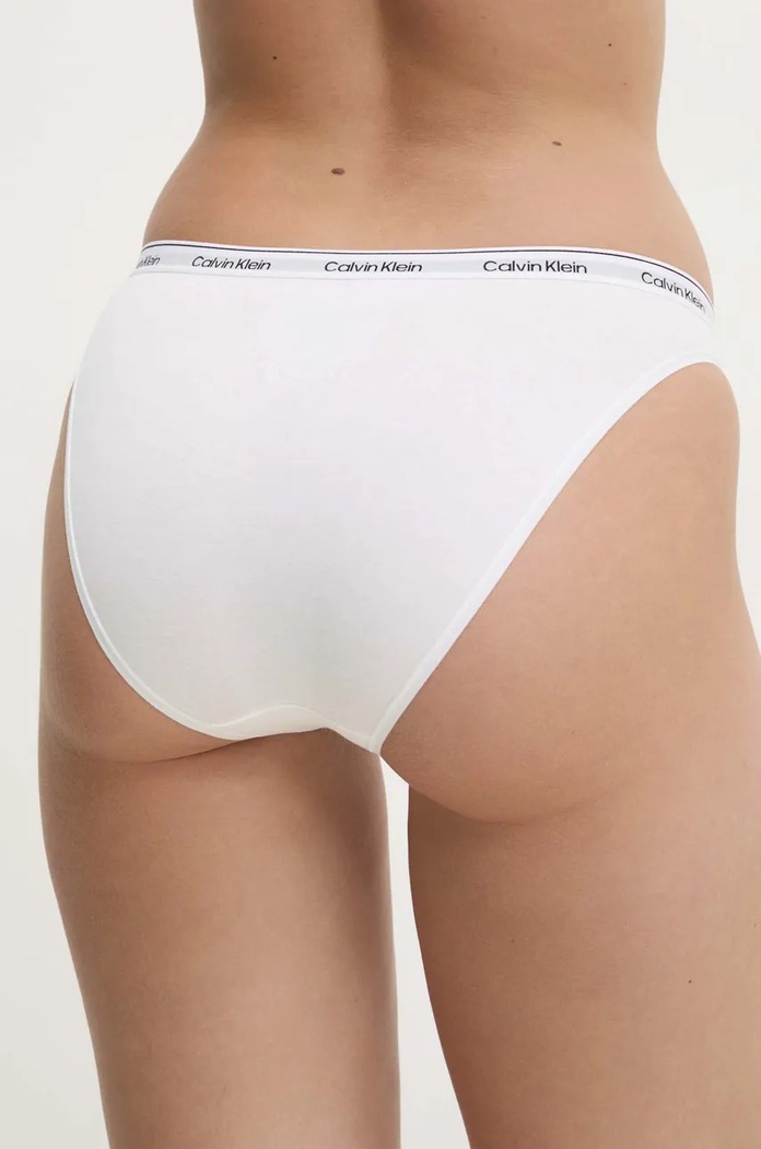Calvin Klein Underwear figi damskie bawełniane z elastanem 000QD5044E biały AA00