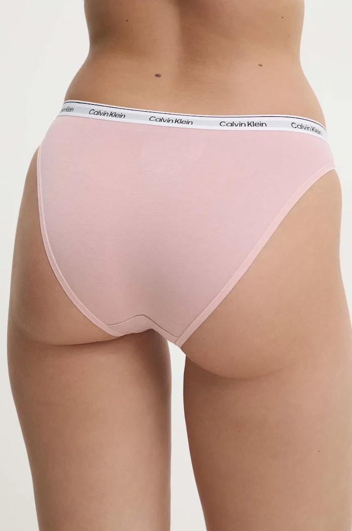 Calvin Klein Underwear figi damskie bawełniane z elastanem 000QD5044E różowy AA00