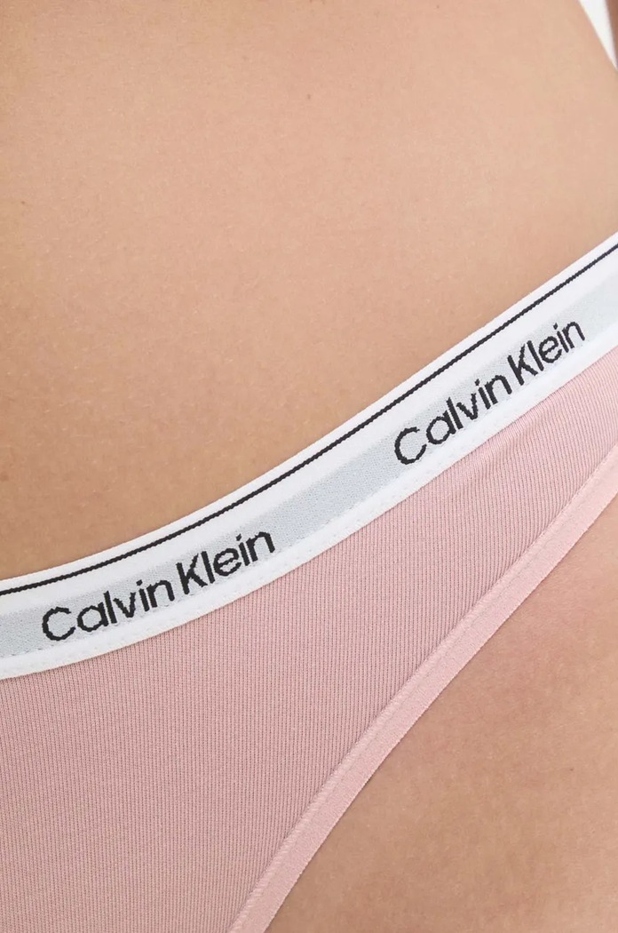 Odzież Calvin Klein Underwear figi damskie bawełniane z elastanem 000QD5044E różowy