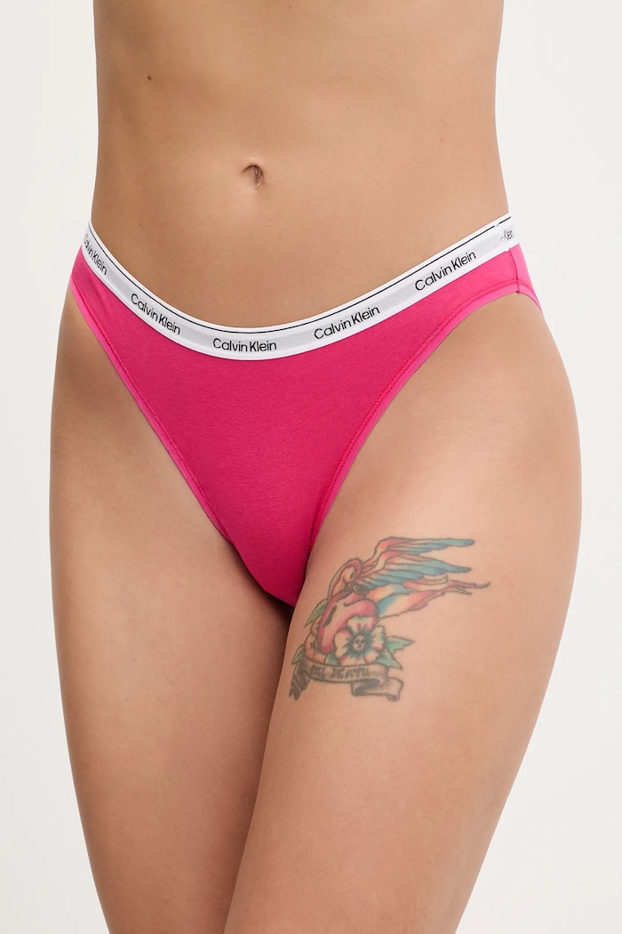 Calvin Klein Underwear nohavičky dámske bavlnené s elastanom nohavičky ružová 000QD5044E