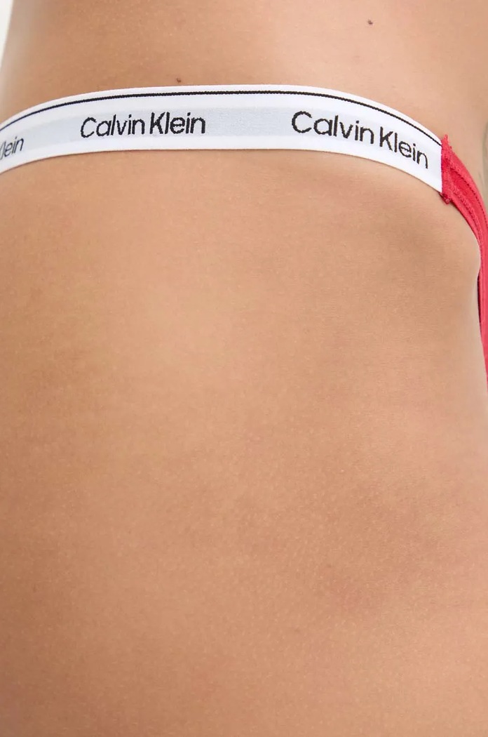 Дрехи Calvin Klein Underwear прашки дамски от памук с еластан 000QD5157E червен