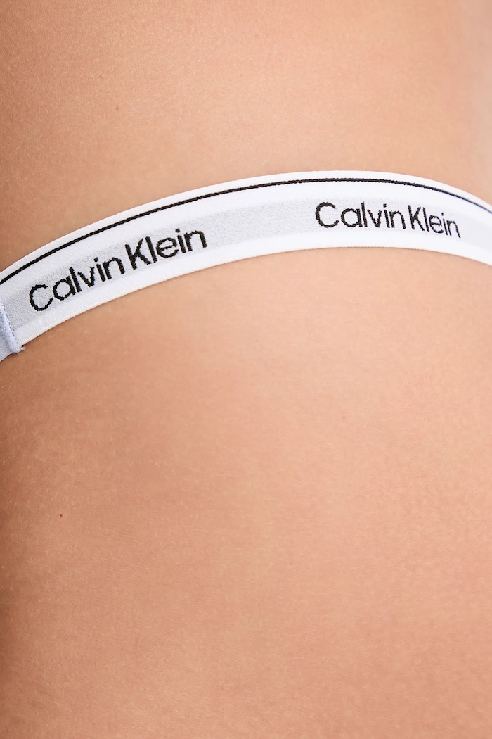 Abbigliamento Calvin Klein Underwear perizoma da donna in cotone con elastan 000QD5157E blu