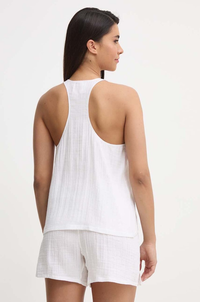 Calvin Klein Underwear piżama bawełniana 000QS7152E beżowy SS24