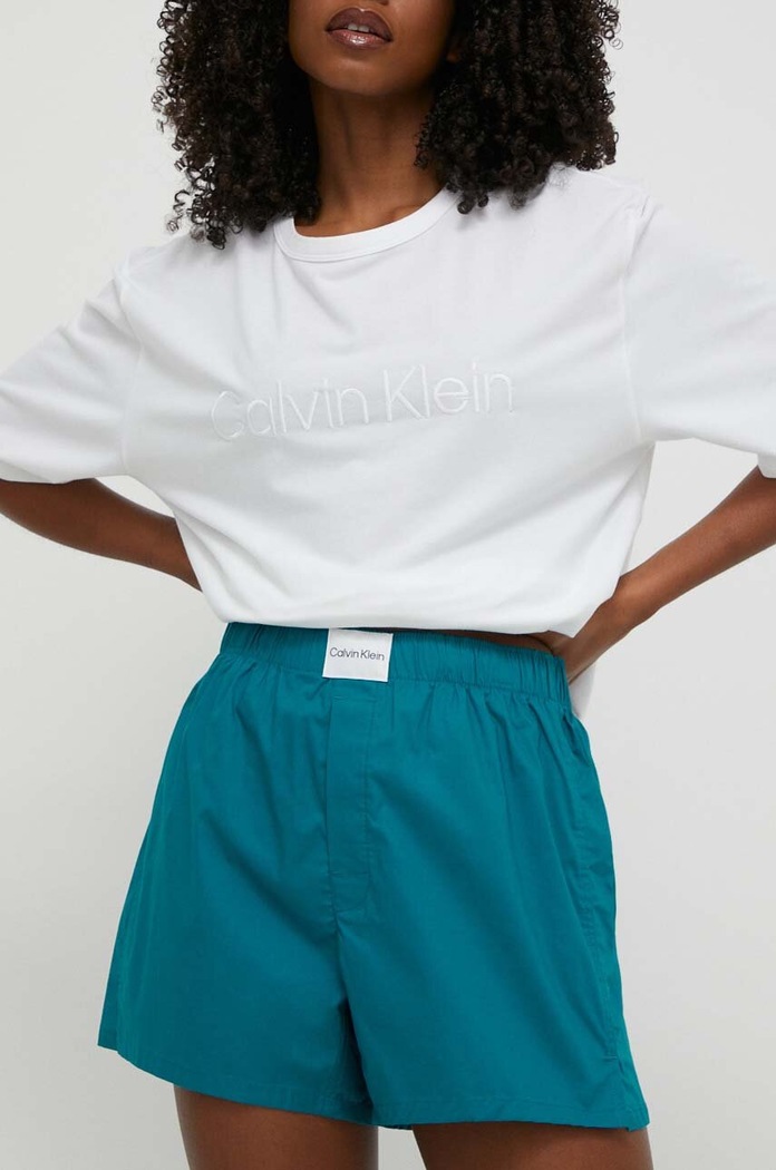 Odzież Calvin Klein Underwear piżama 000QS7191E biały