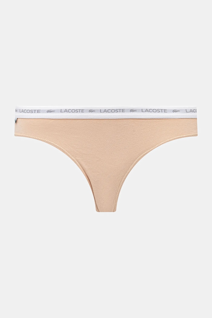 Nohavičky Lacoste 3-pak 8F1338 béžová SS25
